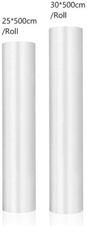 12 + 15 + 20 + 25 + 30Cm * 500Cm Dikker Keuken Vacuumsealing Zakken Herbruikbare Rolls vers Houden Voedsel Saver Koelkast Opbergtas 06