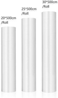 12 + 15 + 20 + 25 + 30Cm * 500Cm Dikker Keuken Vacuumsealing Zakken Herbruikbare Rolls vers Houden Voedsel Saver Koelkast Opbergtas 09