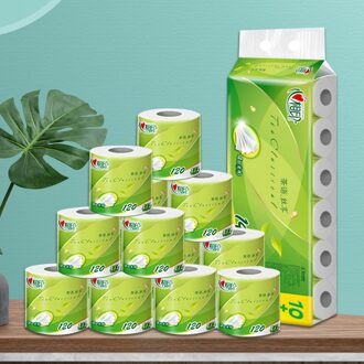 12 Rolls Huidvriendelijke Toiletpapier Bulk Bad Tissue Badkamer Witte Zachte 4 Ply Handdoeken Dagelijkse Benodigdheden