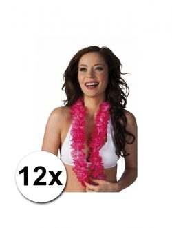 12 roze Hawaii slingers