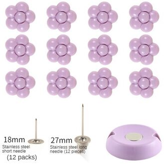 12 Sets Van Quilt Houder, veilig En Naadloze Dekbedovertrek Hoek Matras Sofa Kussen Anti-Running Gesp Plaat Gesp Slip paars