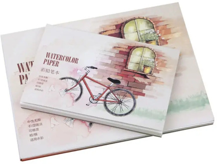 12 Sheet A5/A6 Watercolor Sketchbook Paper for Drawing Painting Color Pencil Book School Art Supplies