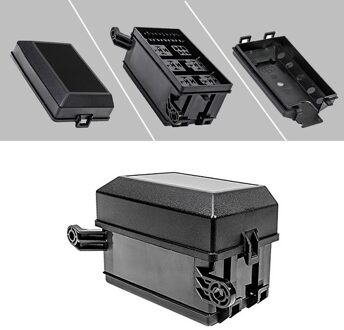 12-Slot Relais Doos 6 Relais 6 Atc/Ato Standaard Zekeringen Houder Blok Met 41Pcs Metallic Pins universele Voor Automotive En Marine