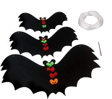 12 Stk/set Halloween Decoratie 3D Zwart Pvc Bat Halloween Party Diy Decor Muursticker Bar Kamer Halloween Party Eng Decos props