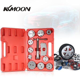 12 stks Auto Universal Disc Remklauw Auto Wind Terug Pad Piston Compressor Automobiel Garage Reparatie Tool Kit Set met case