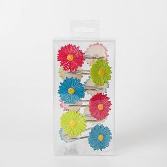 12 Stks/pak Hars Zonnebloemen Douchegordijn Ringen Haken Roestbestendig Gordijn Badkamer Accessoires Gepolijst Satijn Ijzeren Haak