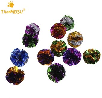12 stks/pak Kat Speelgoed Grappige Interactieve Natuurlijke Catnip Behandelen Bal Speelgoed Huisdier Kitten Crinkle Ballen Speelgoed