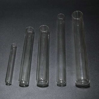 12 stks/partij 15x150mm Transparant Glas Vlakke Bodem Reageerbuizen voor School/Laboratorium Glaswerk