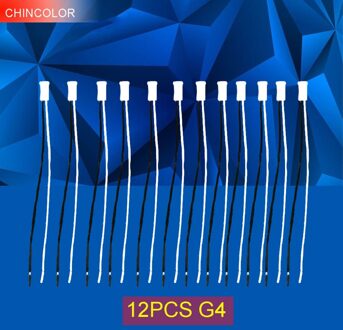 12 stks/partij G4 lamphouder socket Crystal Aardewerk en Porselein 20 CM voor led/G4/lamp plug 12 V 10-20 W verlichting gereedschap snelle Q