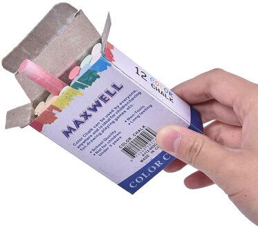 12 Stks/partij Krijt Pen Tekening Krijt Voor Schoolbord 6 Kleuren Stationaire Kantoor Schoolbenodigdheden Accessoires