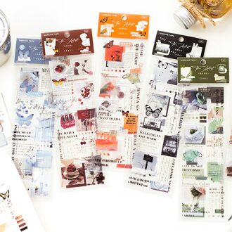 12 Stks/partij Leven Kunstenaar Serie Briefpapier Sticker Creatieve Decoratie Diy Gedeeld Outfit Tape Huisdier Sticker