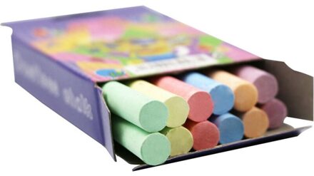 12 Stks/partij Stofvrij Krijt Pen Tekening Krijt Voor Schoolbord 6 Kleuren Stationaire Kantoor Schoolbenodigdheden Accessoires