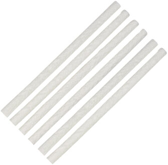 12 Stks/set 25Cm Lange Zaklamp Lont Alcohol Olie Lamp Glasvezel Vervanging Wieken Kaarsene Candele Velas Stoppini Di Olio Diy ambachten