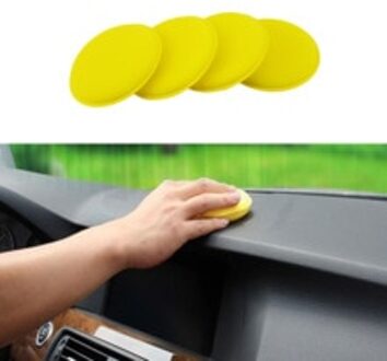 12 Stks/set Auto Auto Wax Polish Foam Sponge Hand Soft Wax Geel Spons Waxen Handdoek Spons Borstel Auto Verf care Cleaning