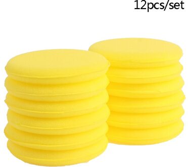 12 Stks/set Auto Polijsten Waxen Foam Sponge Applicator Pads Auto Window Body Paint Oppervlak Care Cleaning Pad Auto Accessoires