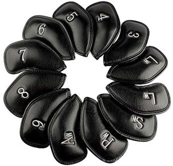 12 Stks/set Draagbare Pu Golf Club Iron Head Covers Protector Golfs Head Cover Set 652D