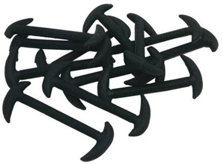 12 Stks/set Lederen Siliconen Schoenveters Sneakers Schoenen Lace Lui Geen Tie Schoenveters Elastische Siliconen Schoenveter Geschikt Unisex Veters zwart