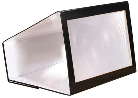 12 Stks/set Mobiele Telefoon Screen Versterker Projectie Smartphone Desktop Beugel K3NB zwart