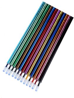 12 Stks/set Sap Kleuren Gel Pen Refill Staaf Multi Gekleurde Schilderen Gel Inkt Pennen Vullingen Voor Schrijven Graffiti School Briefpapier