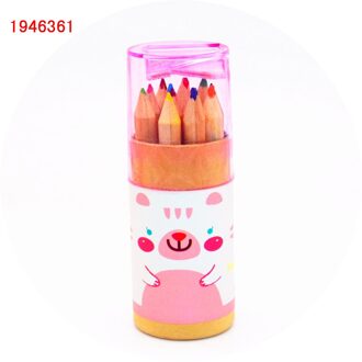 12 Stks/set Schets Geen Verf Houten Schilderij Kleurrijke Potloden Voor Kind Kunstenaar Tekening Niet Giftig Potloden A1-12kleuren