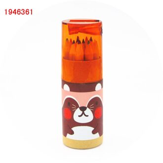 12 Stks/set Schets Geen Verf Houten Schilderij Kleurrijke Potloden Voor Kind Kunstenaar Tekening Niet Giftig Potloden C1-12kleuren