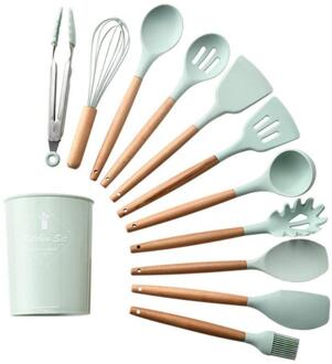 12 stks/set Siliconen Keukengerei Bakken Gebruiksvoorwerpen non-stick Keuken Koken Tool Praktische Hoge Temperatuur Weerstand Pannenset