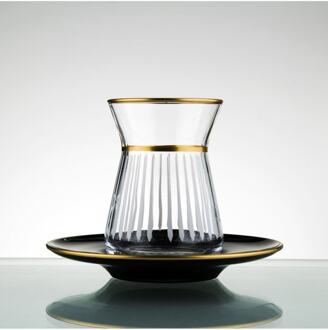 12 Stuk 6 Persoon Thee Set | Glas | Handgemaakte |