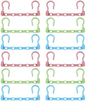 12 Stuks 1 Set Hanger Haken Multipurpose Kleerhangers Garderobe Levert