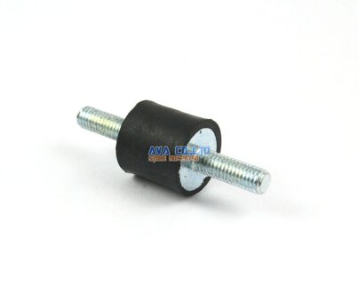 12 Stuks 15*15mm M5 * 15mm Double End Mannelijke Rubber Anti Vibration Mount Spoel Isolator