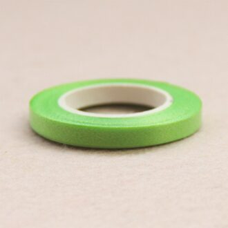 12 Stuks 5Mm * 10M Pastel Linten Streamers Voor Kids Verjaardag Regenboog Eenhoorn Partij/Bruiloft/Ballonnen/Baby Shower Decoratie groen