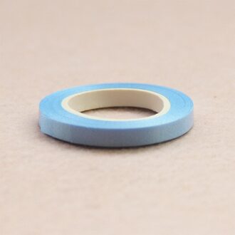 12 Stuks 5Mm * 10M Pastel Linten Streamers Voor Kids Verjaardag Regenboog Eenhoorn Partij/Bruiloft/Ballonnen/Baby Shower Decoratie lucht blauw