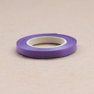 12 Stuks 5Mm * 10M Pastel Linten Streamers Voor Kids Verjaardag Regenboog Eenhoorn Partij/Bruiloft/Ballonnen/Baby Shower Decoratie Paars