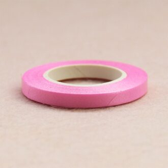 12 Stuks 5Mm * 10M Pastel Linten Streamers Voor Kids Verjaardag Regenboog Eenhoorn Partij/Bruiloft/Ballonnen/Baby Shower Decoratie Roze