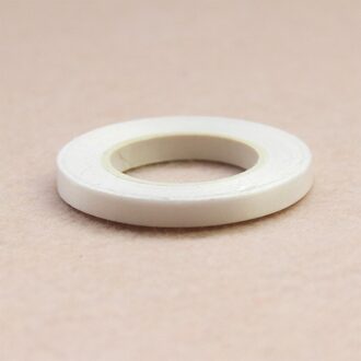 12 Stuks 5Mm * 10M Pastel Linten Streamers Voor Kids Verjaardag Regenboog Eenhoorn Partij/Bruiloft/Ballonnen/Baby Shower Decoratie wit