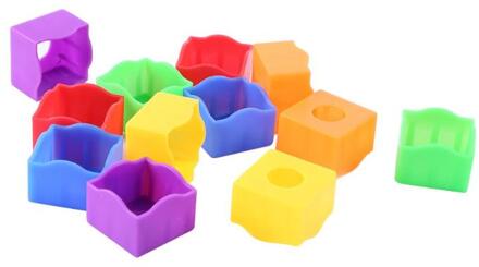 12 stuks 6 Kleuren Zwembad Biljartkeu Krijt Houder Gevallen voor Snooker Accessoires