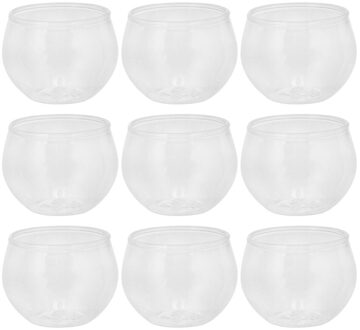 12 Stuks 75 Eenvoudige Cupcake Cups Dessert Cups Herbruikbare Drink Cups (Transparant)