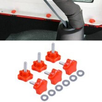 12 Stuks Auto Dak Schroeven Accessoires Cover Voor Jeep Wrangler Jk 2007 4 Deur 6 Stuks Schroeven Auto accessoires