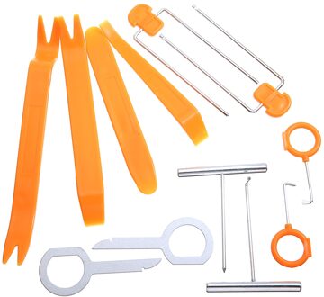 12 Stuks Auto Demontage Gereedschap Audio Removal Trim Dashboard Auto Dvd-speler Verwijdering Speciale Demontage Tool