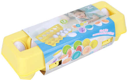 12 Stuks Baby Educatief Speelgoed Kinderen Herkennen Kleur Vorm Bijpassende Eieren Vechten Geplaatst Houten Speelgoed Kinderen Speelgoed Puzzel fruit Vegetable