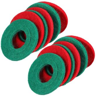 12 Stuks Batterij Terminal Anti Corrosie Ringen Fiber Batterij Terminal Protector, 6 Rode En 6 Groen