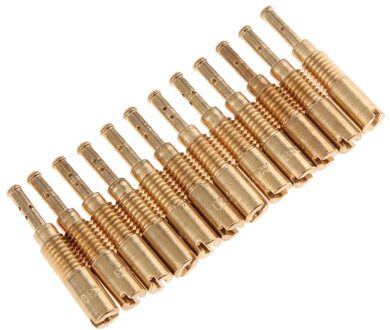 12 Stuks Carburateur Trage Pilot Jet Kit Set Forpwk Keihin Oko Cvk 32 35 38 40 42 45 48 50 52 55 58 60 Size-M5 Draad
