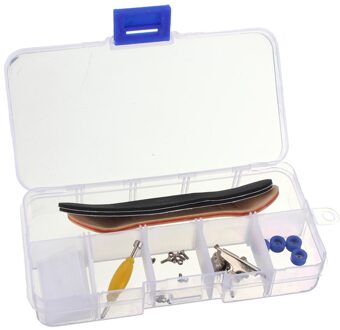 12 Stuks Houten Toets Dek Ongesneden Tape Stickers Zwart Foam Grip Tape Stickers 1 reeks donker bluewheel