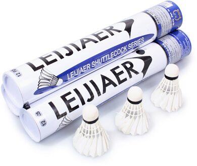 12 Stuks Lichtgewicht Badminton Shuttles Veer Training Badminton Ballen Voor Indoor Outdoor Sport Training