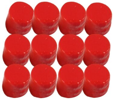 12 Stuks Oordopjes Beschermende Oordoppen Silicone Soft Waterdicht Anti-geluid Oordopjes Protector Zwemmen Douchen Water Sport rood