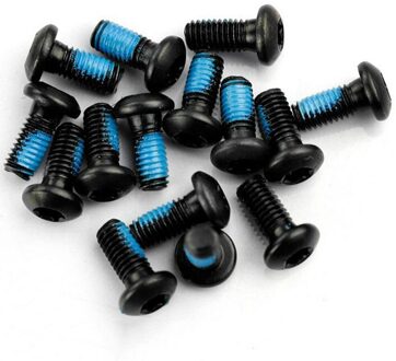 12 Stuks Per Set 12Mm Fiets Schijfrem Bouten Schroeven T25 Hoofd Mountainbike Disc Fietsen Accessoires Staal mount Schroef