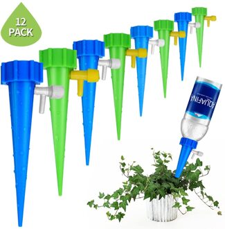 12 Stuks Plant Self Watering Verstelbare Stakes Systeem Plant Waterer Zelf Automatische Watering Spikes Irrigatiesysteem