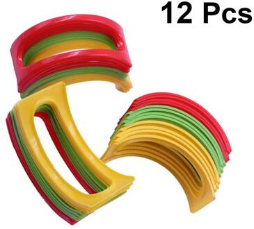 12 Stuks Plastic Taco Rek In Pie Gereedschap Duurzaam Mexicaanse Pannenkoek Rack Lade Taco Houder Keuken Benodigdheden Plastic Pallet Houder