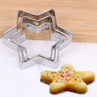 12 stuks Rvs DIY Cookie Biscuit Mould Cutter Mold Bakken Decorating Gereedschap
