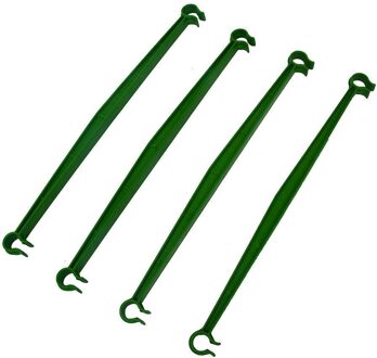 12 stuks Stake Armen voor Tomaat Kooi Uitbreidbaar Latwerk Connectors voor Elke 11mm Diameter Plant Stakes Gesp 30cm lengte