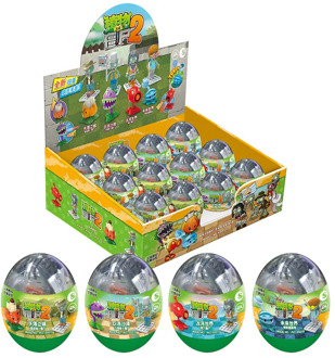 12 Styles Of The Latest Version Of The Plant Vs. Zombies Blind Box Capsule Toys Pea Shooter Pvz Plant Toy Children's Gift